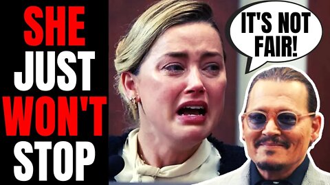 Amber Heard Is FURIOUS At Johnny Depp For Thanking His Fans On TikTok | She Can't Stop LOSING