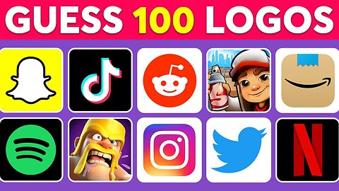 Guess the App Logo in 3 Seconds ...! 100 Famous App Logos