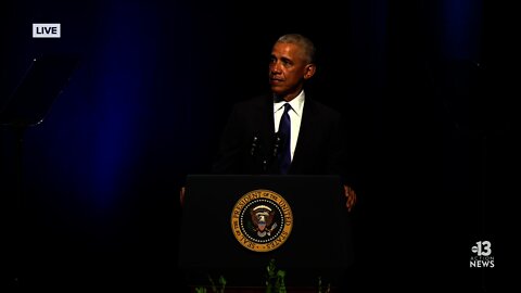 Former Pres. Obama eulogizes Harry Reid