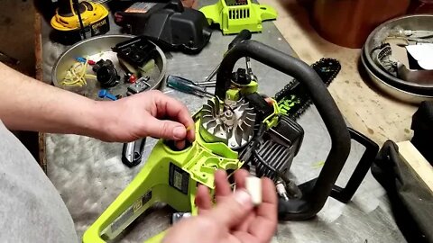 Poulan 2050 Chainsaw - Installing New Fuel Lines