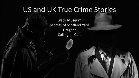 Starting July 17, 2023, 8:00pm EDT - Radio Mysteries: Unveiling Crime's Dark Secrets