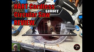 Harts 6 1/2 cordless saw review. #hart #review