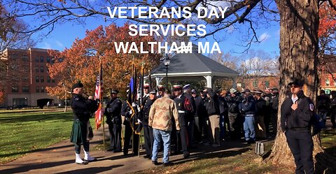Veterans Day Services, Waltham Massachusetts