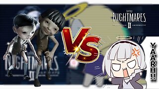 Comedian vtuber shirayuri lily Bonking the monsters on the head - little nightmares２