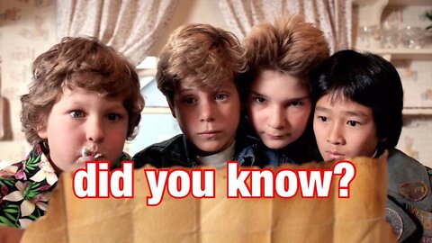 5 Things You Didn't Know About Goonies #movietrivia #goonies #80smovie