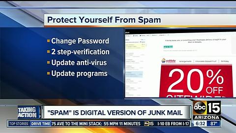 How to protect yourself from spam online