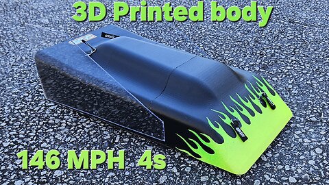 146 MPH 3D Printed body