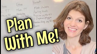 QUICK & SIMPLE: How To Plan Homeschool Lessons || Plan With Me