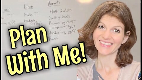 QUICK & SIMPLE: How To Plan Homeschool Lessons || Plan With Me