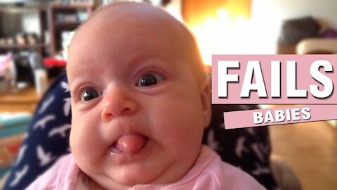 Funny Fails baby video clips || cute baby fall down video clips.