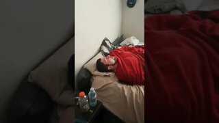 Sleeping water prank on my roommate