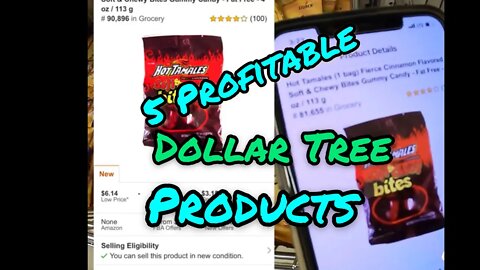 Dollar Tree Retail Arbitrage | 5 Items You Can Profit on From Dollar Tree on Amazon FBA