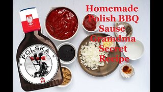 Home Made Polish BBQ Sauce / Grandmas SECRET Recipe