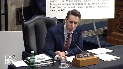 You Turned DHS Into A Censorship Machine: Sen Hawley to DHS Secretary