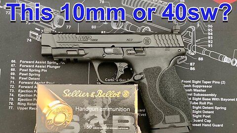 Sellier & Bellot 180gr 10mm Velocity & Function Check in the Smith & Wesson M&P 4.6” 10mm