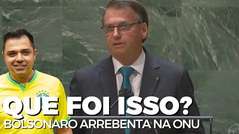 Bolsonaro detona na ONU e contou para o mundo que Lula foi condenado! 😂