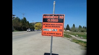 Construction On Boucherie Rd In West Kelowna (Road Closed From April 11 to July 15 2023)