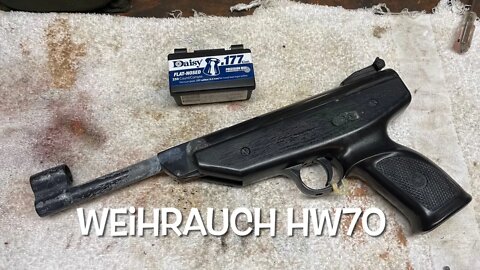 Mail call! Weihrauch HW70 unboxing and first shots! Restoration project!