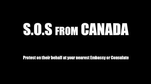SOS from canada - THIS IS OUR FIGHT TOO!