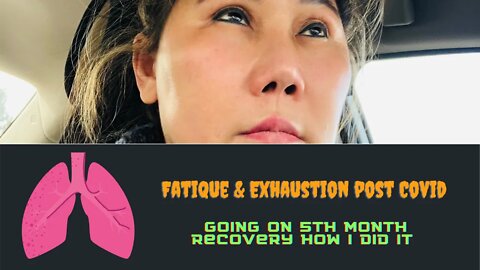 Fatigue & Exhaustion is one of many post covid symptom i have