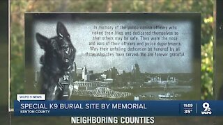 Memorial, special burial site remembers K9s