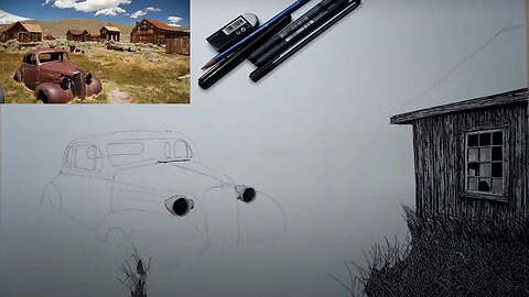 Forgotten Stories: Drawing an Abandoned Town with Staedtler Ink Pens