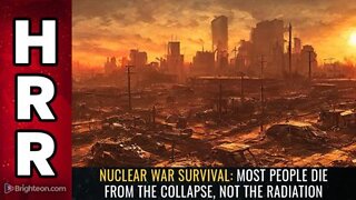 NUCLEAR WAR SURVIVAL - Most People Die From the Collapse not the Radiation