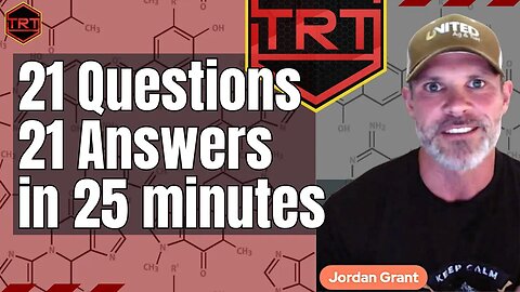 Top TRT Questions and Answers with Dr Jordan Grant