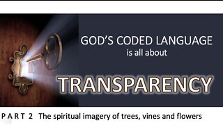 God's Coded Language Part 2: God is telling a spiritual story through trees, vines, bushes and flowers