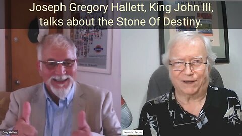 Joseph Gregory Hallett, King John III, talks about the Stone of Destiny