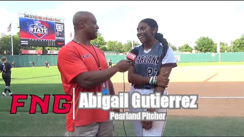 Pearland P Abigail Gutierrez after 3-2 Win Over San Benito to Adance to 6a State Final