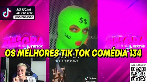 YURI REAGINDO OS MELHORES TIK TOK DE COMÉDIA - TENTE NÃO RIR! #134 | SemZero