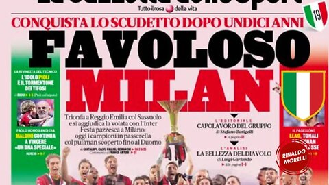 1 mese dallo scudetto del Milan, e ritorna Lukaku. Rassegna Stampa Sportiva ep.86 | 22.06.2022