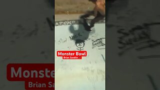 Tail Slide Slow Motion Monster Bowl Skating