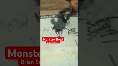 Tail Slide Slow Motion Monster Bowl Skating