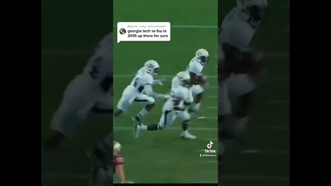 Georgia Tech vs FSU Ending 🤯