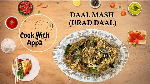 Daal Mash Dhaba Style/Urad Dal Recipe