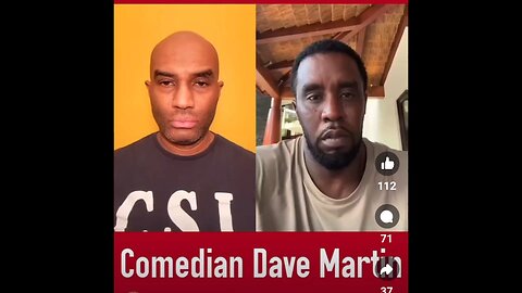 DAVE MARTIN : IS DIDDY RESTARTING THE BAD BOYS OF COMEDY TOUR?