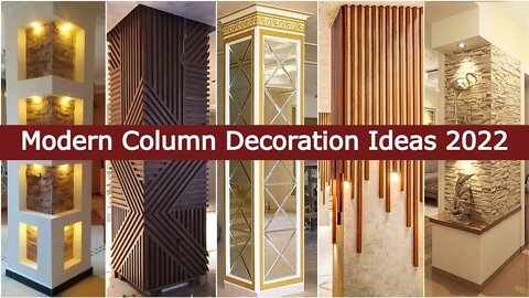 100 Modern Column Decoration Ideas 2022 | Living Room Column Decorating Ideas 2022