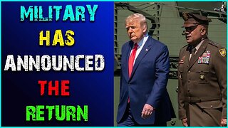 SHOCKING TODAY | MILITARY HAS ANNOUNCED THE RETURN OF TRUMP UPDATE