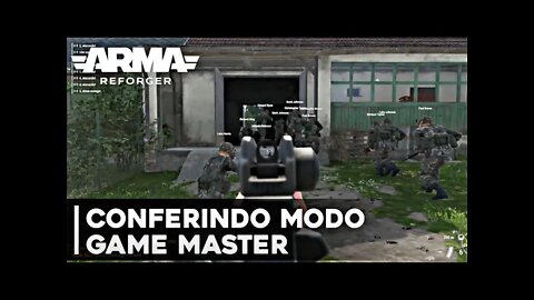 Conferindo o Modo GAME MASTER - Arma Reforger (Gameplay em Português PT-BR)