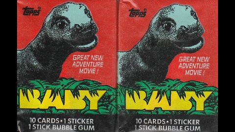 Baby Trading Card Packs (1985, Topps) -- What's Inside