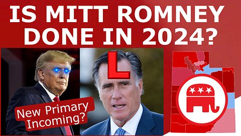 IS ROMNEY FINISHED? - 2024 Utah Senate Primary Analysis & Trump's Incoming REVENGE on RINO Romney