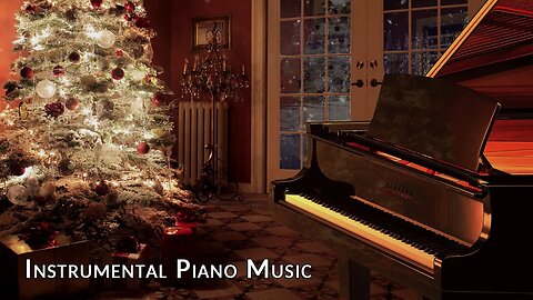 Relaxing Instrumental Piano Music | Christmas New Year Songs | Ambient Calm Winter Scene Background