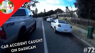 Driver Passes Cyclist Too Close For Comfort - Dashcam Clip Of The Day #72
