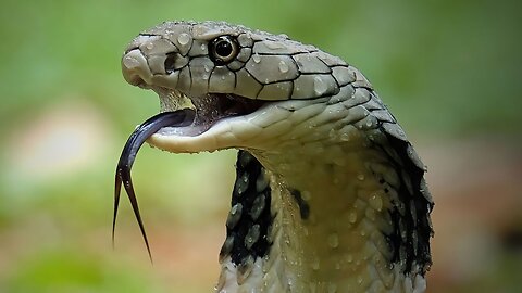 How can you tell if a cobra snake is nearby?