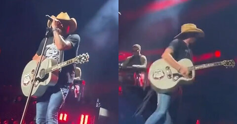Jason Aldean Runs Off Stage After Suffering From Heat Stroke While Performing