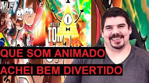 REACT 2 EM 1 Rap do Dipper e Mabel E do Bill Cipher IRON MASTER E PAPYRUS DA BATATA MELHOR DO MUNDO