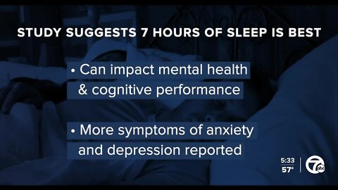 7 hours of sleep is ideal amount for middle-aged adults, study shows