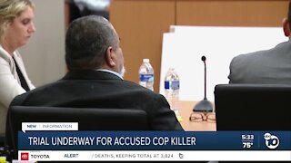 Trial begins for man accused of killing officer